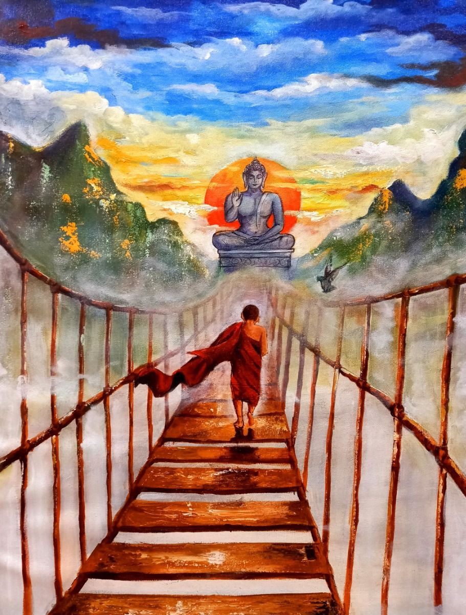 Buddha and Monk child