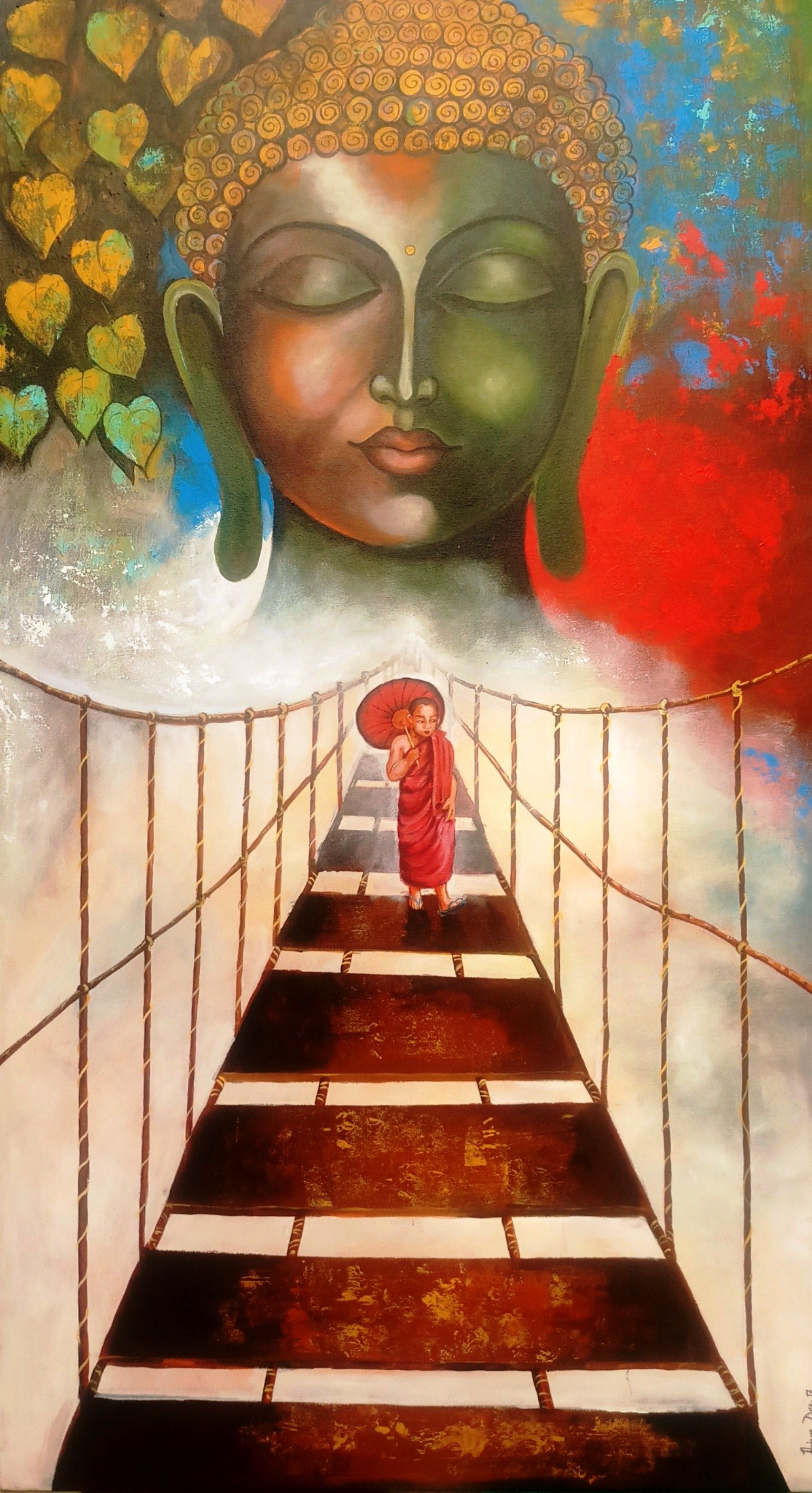 Buddha and monk child 12