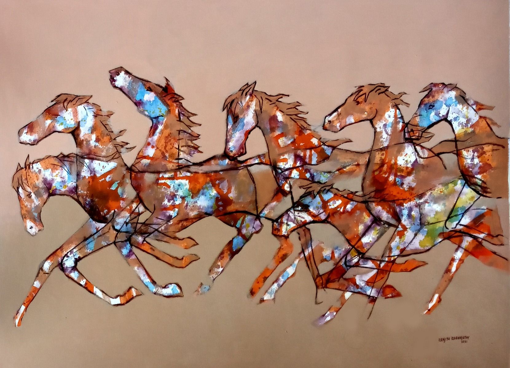 Horses in March