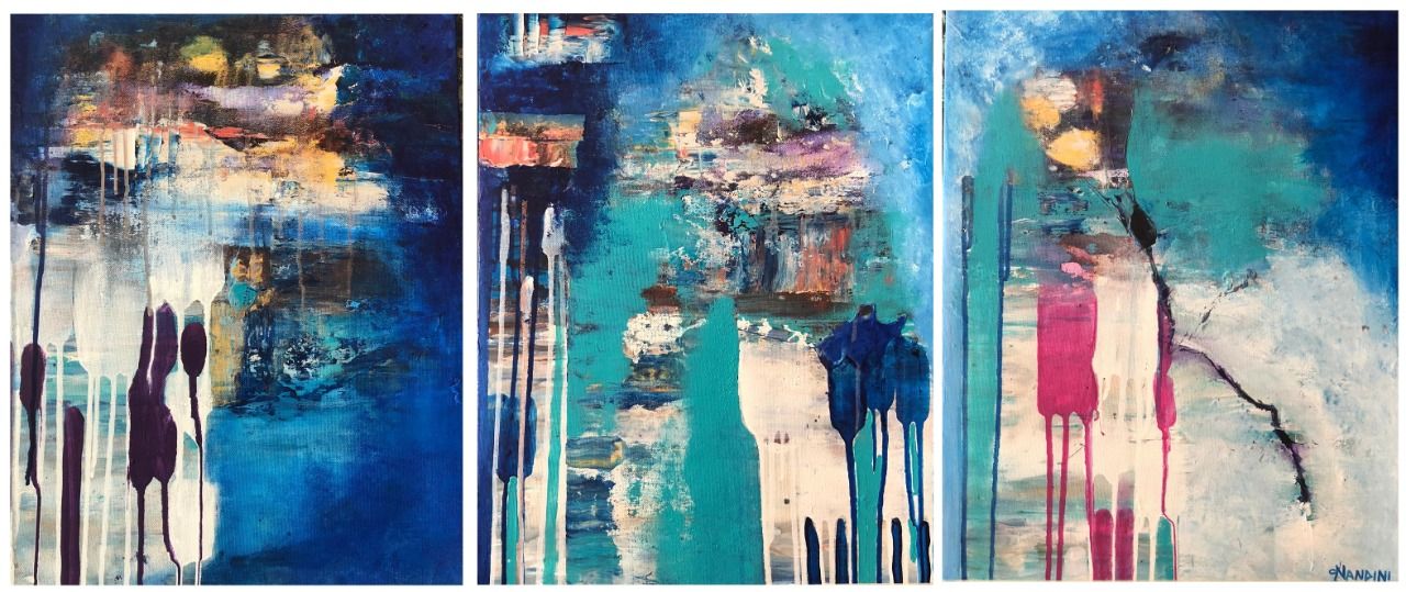Tranquil paradise....set of 3