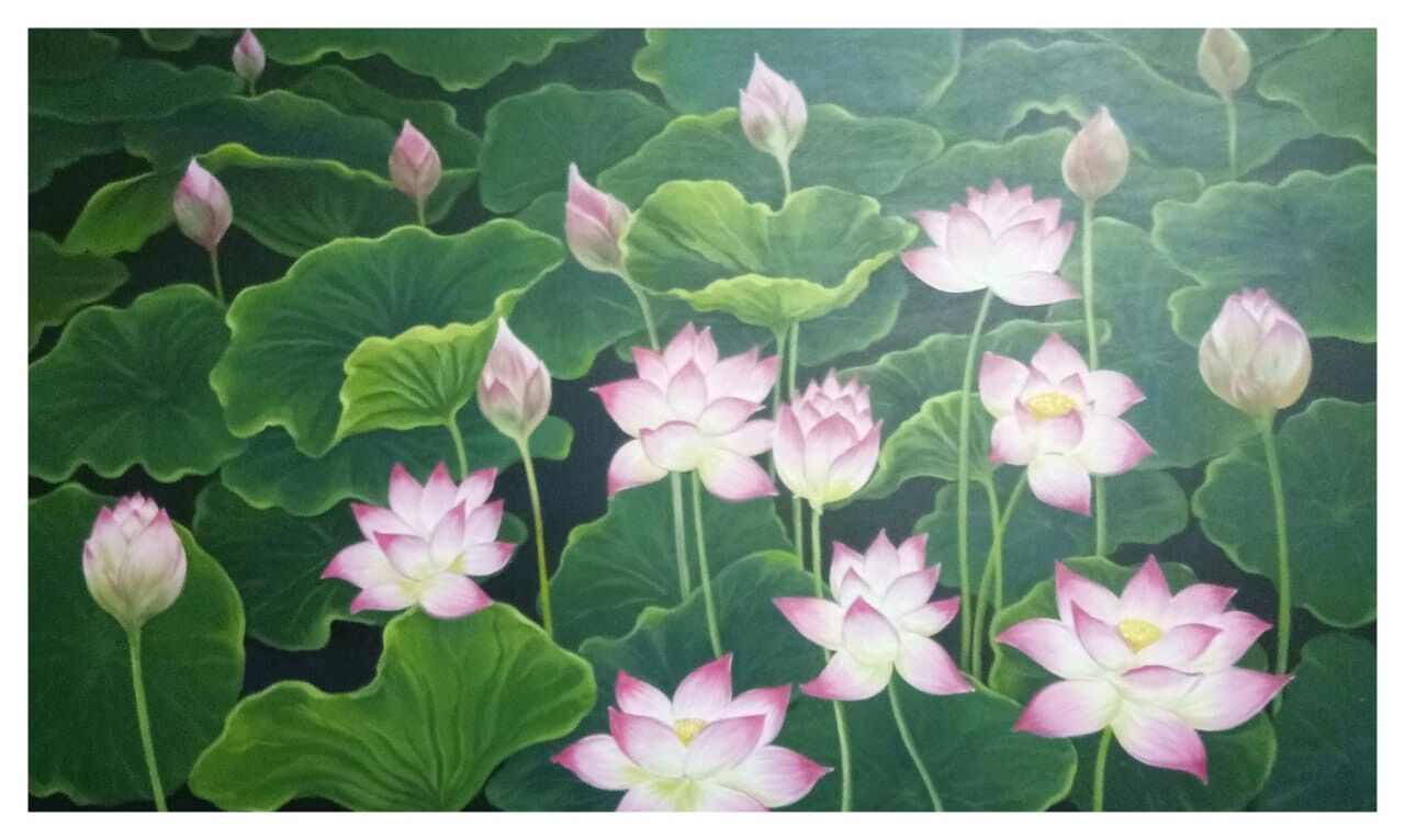 Lotus in Pond