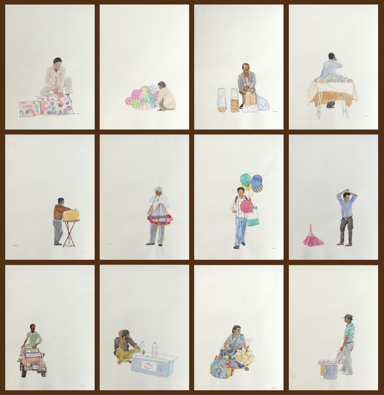 No Work No Home II (Set of 12)