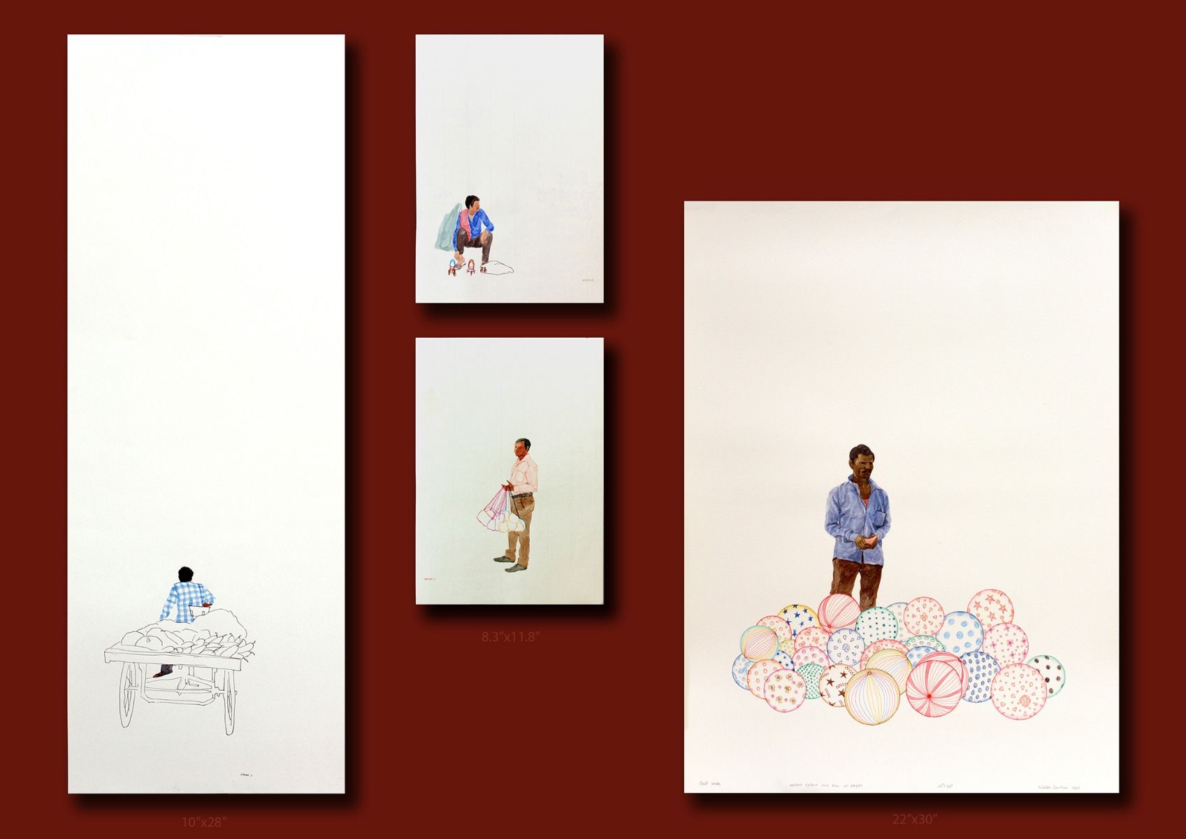 No Works (Set of 4)