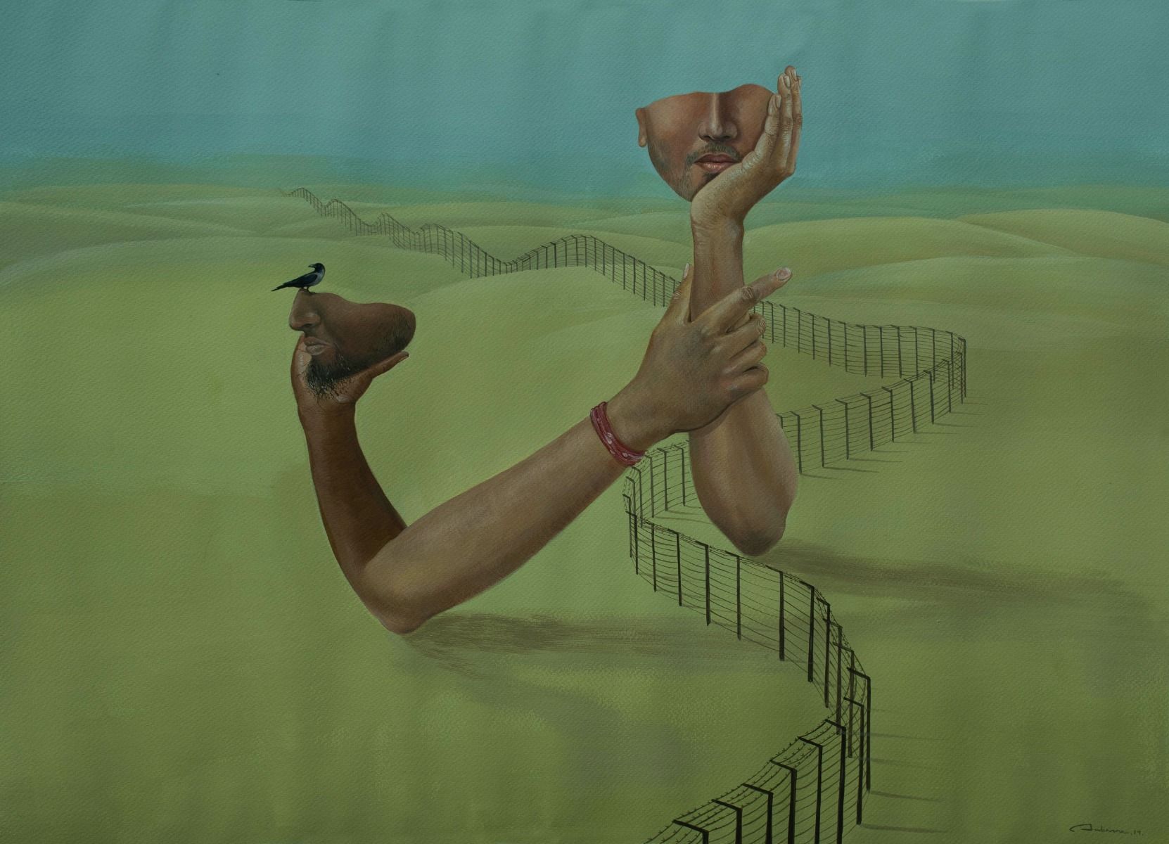 Partition in friendship by discriminative politics