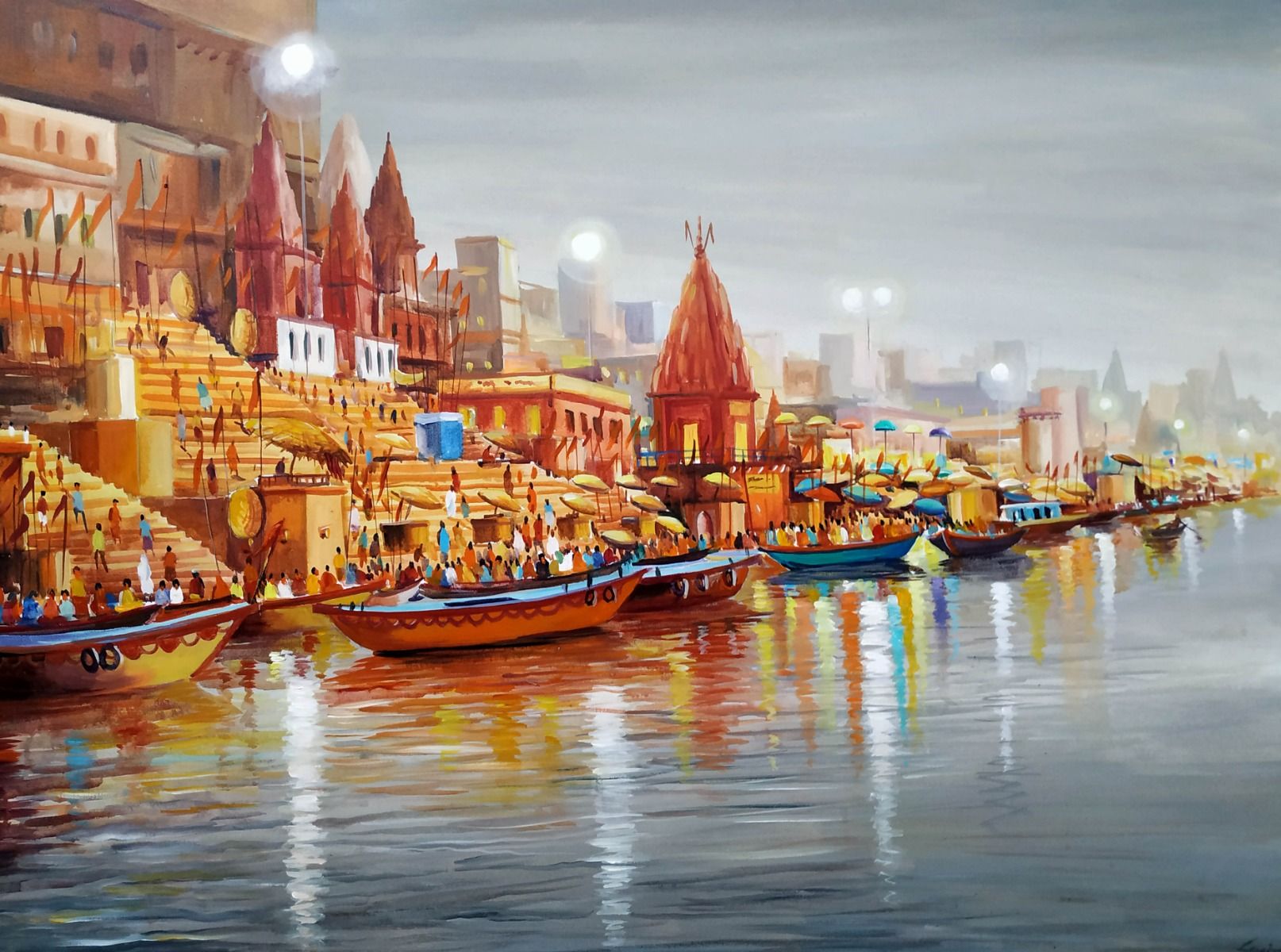 Evening Varanasi Ghats II