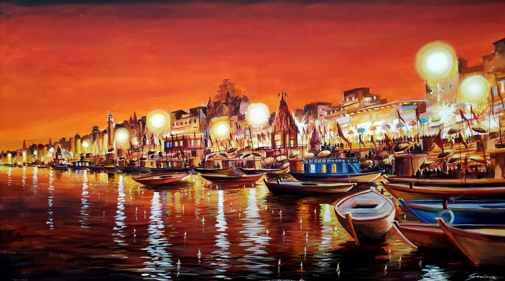 Ratri Banaras Ghats