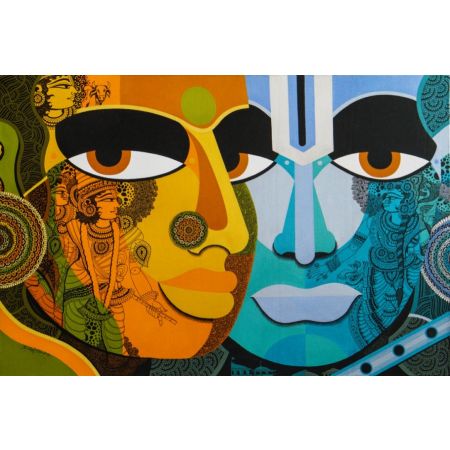 Rukmini and Krishna