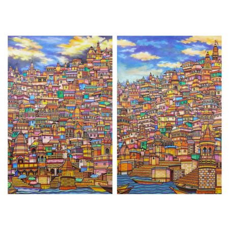 Banaras Ghat III (Set of 2)