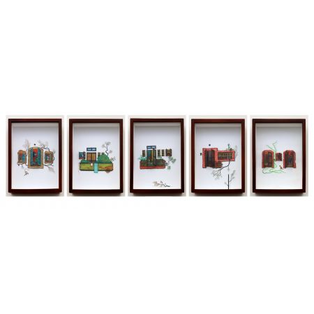Through the eyes of the city-II (Set of 5)