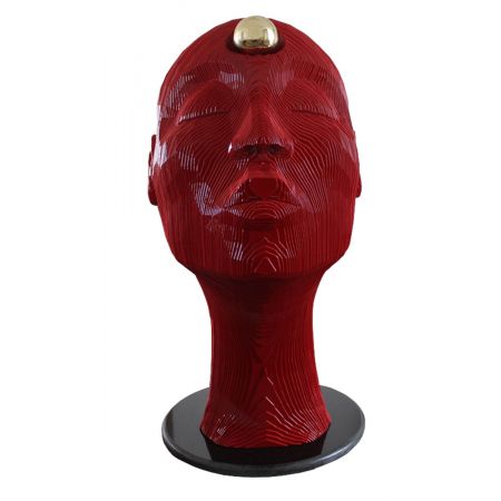 Modern Indian Woman Red