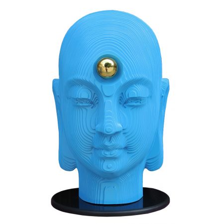 Indian Mother in Azure Blue (Edition 1 of 3) 
