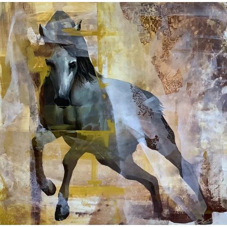 Running horse
