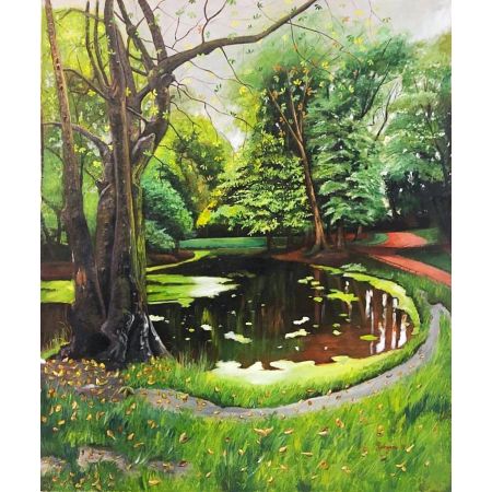 Tree by the pond 2