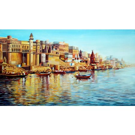 Morning Reflections Varanasi Ghats