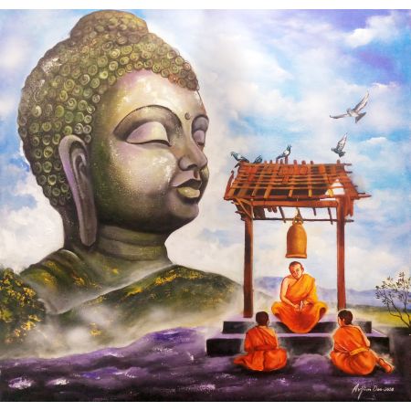 Buddha and Monk 13