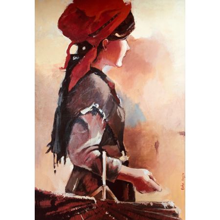 Girl with a basket