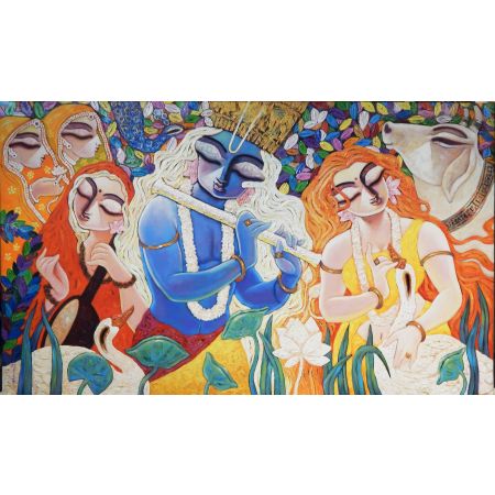 Gopi with Radhamadhab