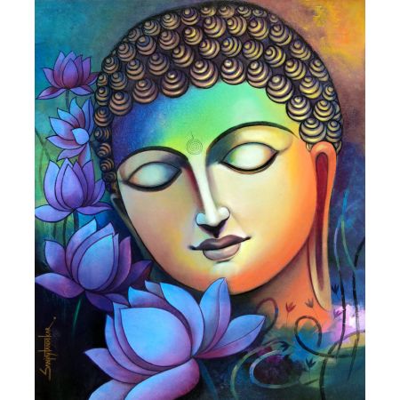 Buddha with Lotus