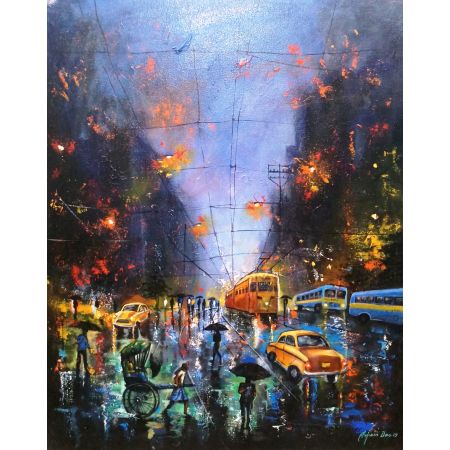 Rainy day in kolkata