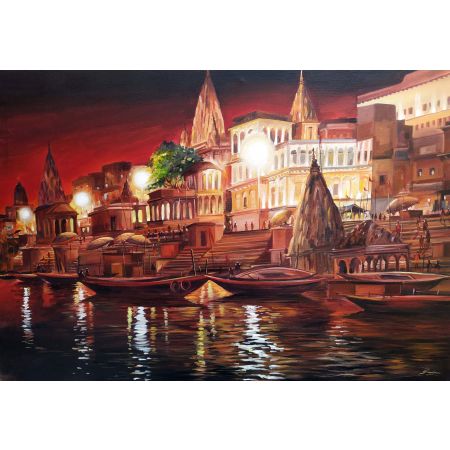 Silent Night Ghats at Varanasi