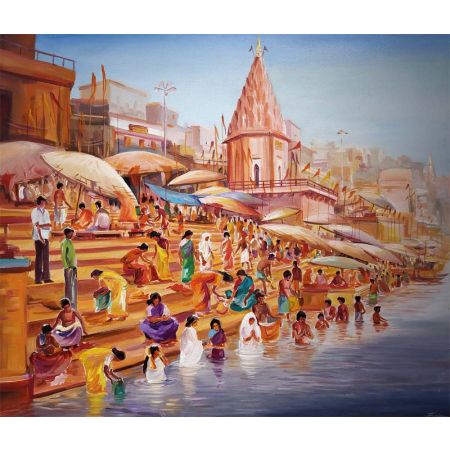 Beauty of Morning Varanasi Ghats