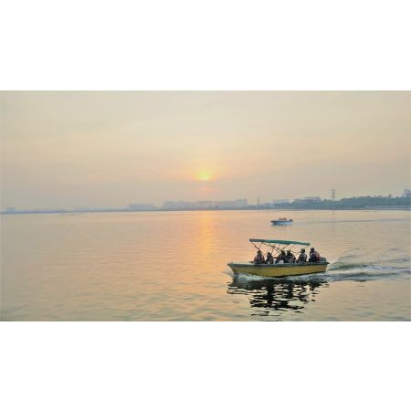 Boating in Sunset