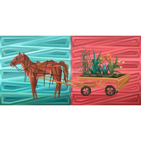 Oxygen Cylinder (diptych)