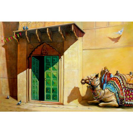 Front of the door