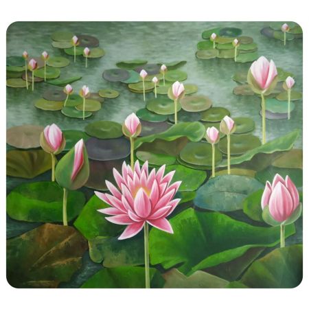 Lotus in pond