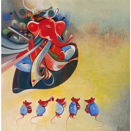 Musician Ganesha