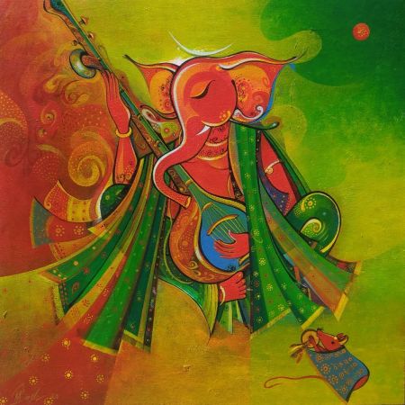 Musician Ganesha
