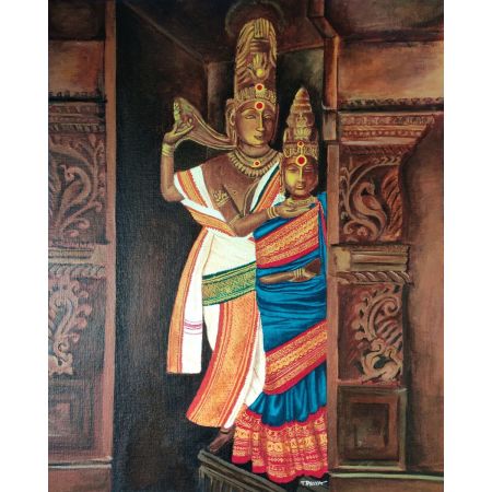 Appease - Painting of Shiva and Parvati