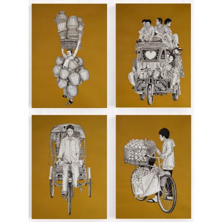 Indian Shining (Set Of 4)