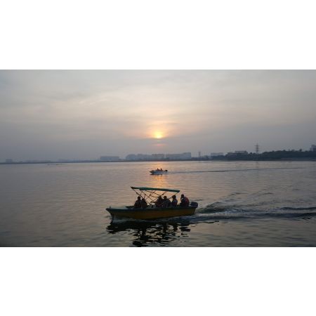 Sunset at lake side