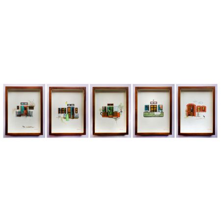 Through the eyes of the city (Set of 5)