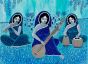 The three Indian musicians