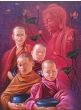 Monks with Buddha