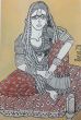 Woman with golden smile