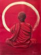 Meditating monk 