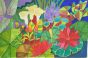 lotus pond in forest